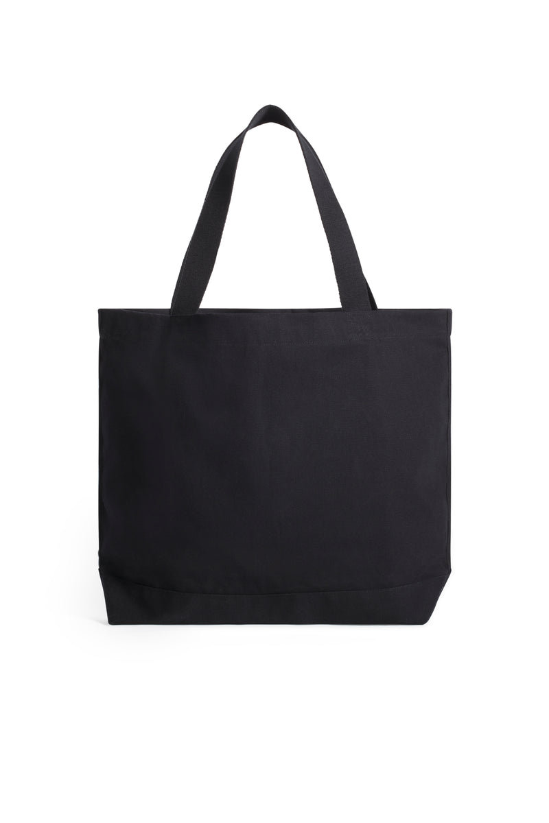Black Maison Kitsune Handwriting Tote