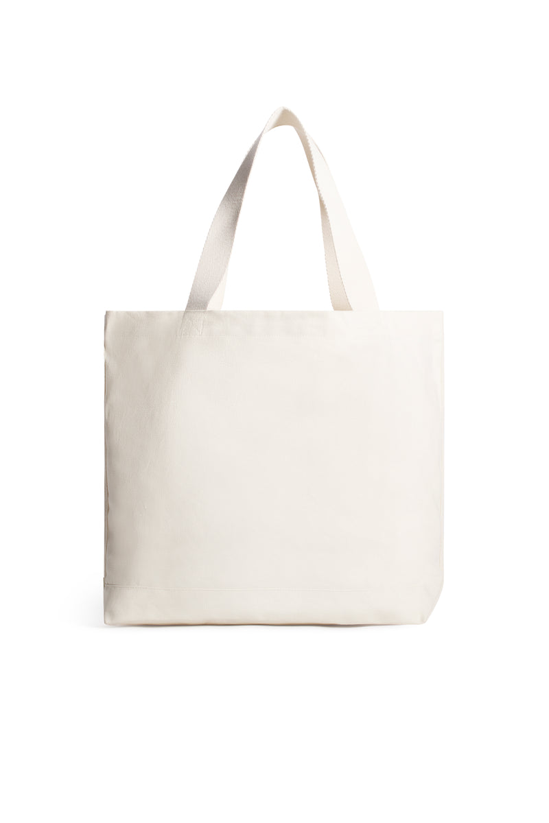 Ecru Maison Kitsune Handwriting Tote