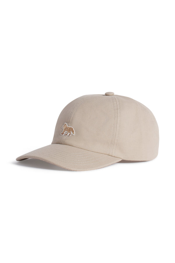 Feather Beige Baby Fox Cap