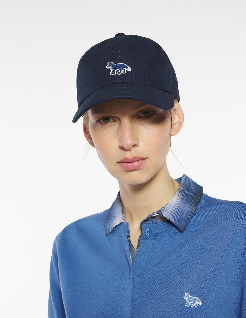 Navy Baby Fox Cap