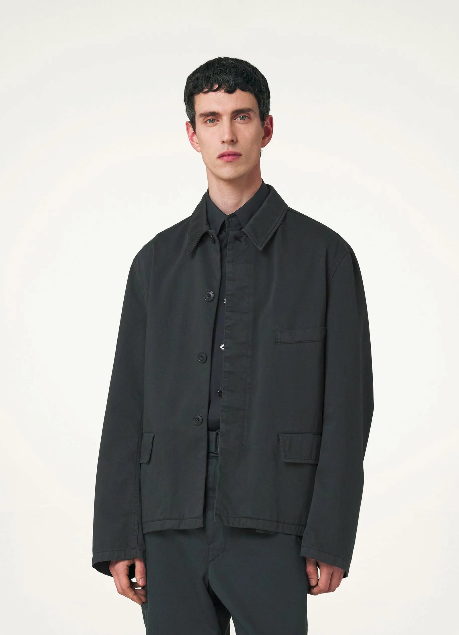 ジャケット・アウター LEMAIRE WORKWEAR JACKET MIDNIGHT GREEN Lemaire Workwear Jacket - Midnight Green | Garmentory