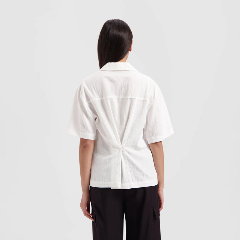 White Utility SS Shirt