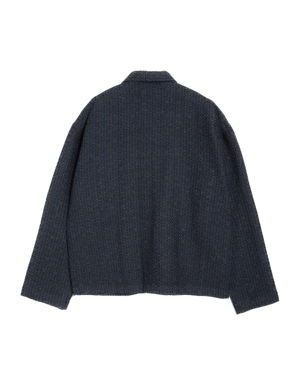 Navy Rice Stitch PJ Overshirt