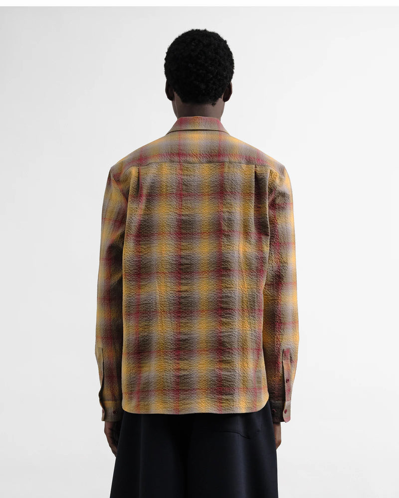 Yellow Multi Plaid Curtis Shirt