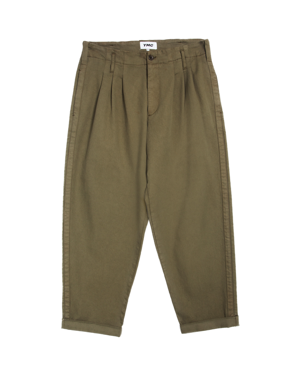 Olive Creole Peg Trouser