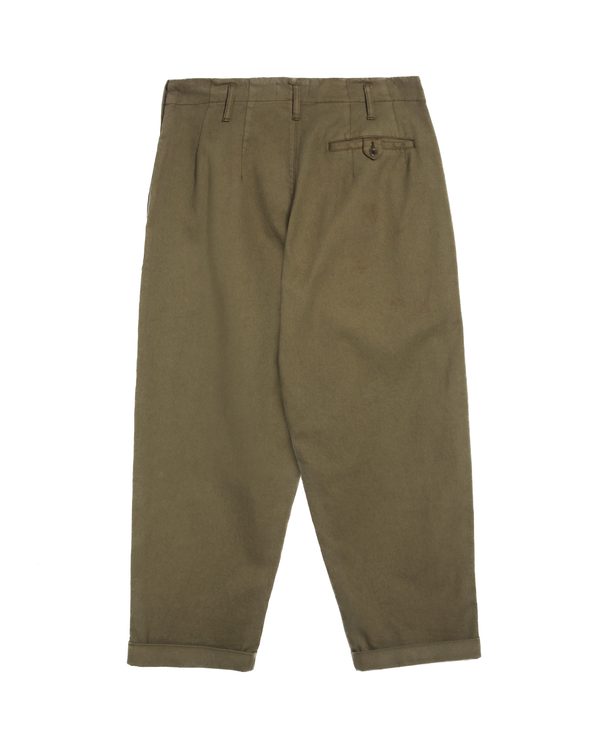 Olive Creole Peg Trouser