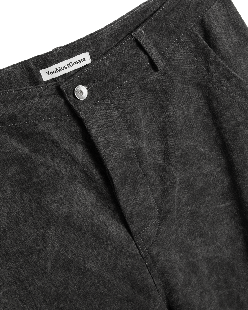 Charcoal Twisted Seam Denim