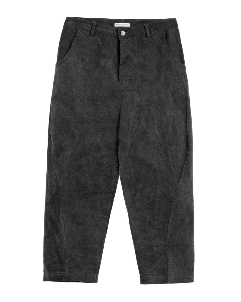 Charcoal Twisted Seam Denim