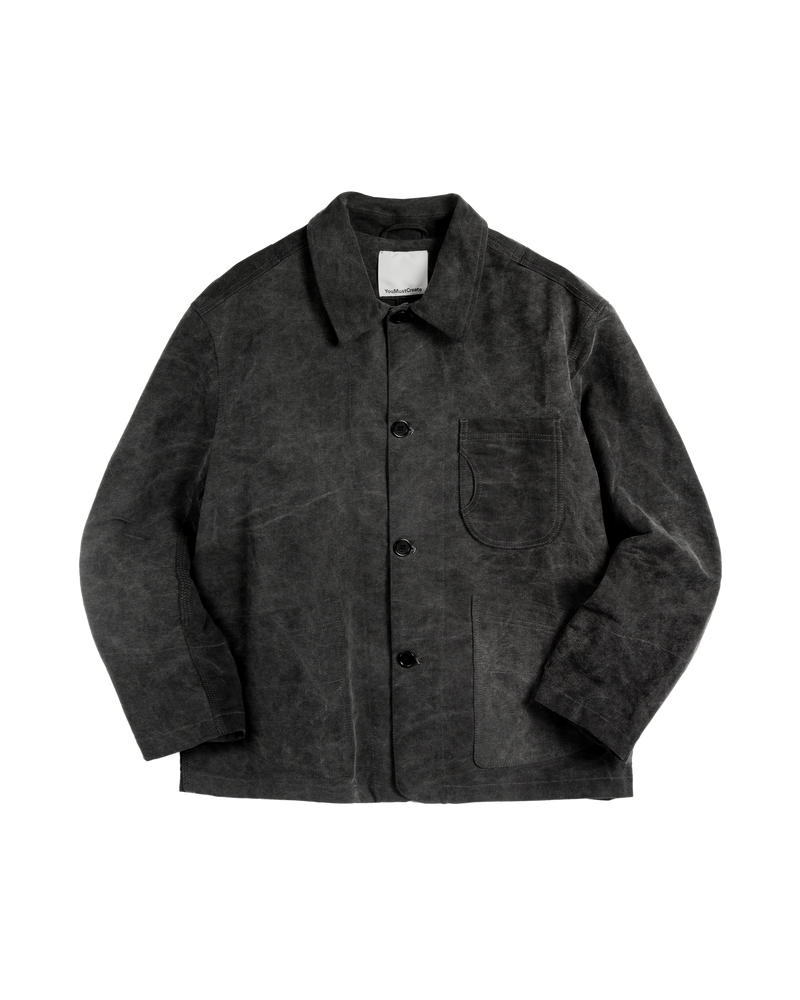 Charcoal Construction Jacket