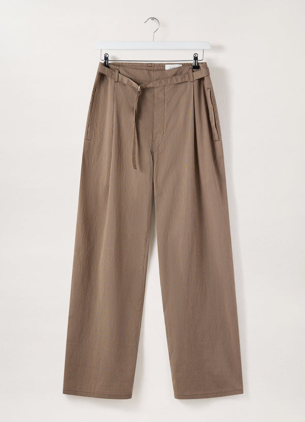 Walnut Cacao Belted Easy Pants