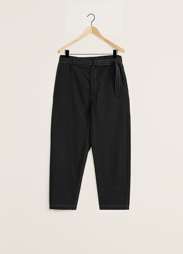 Black Belted Carrot Pants