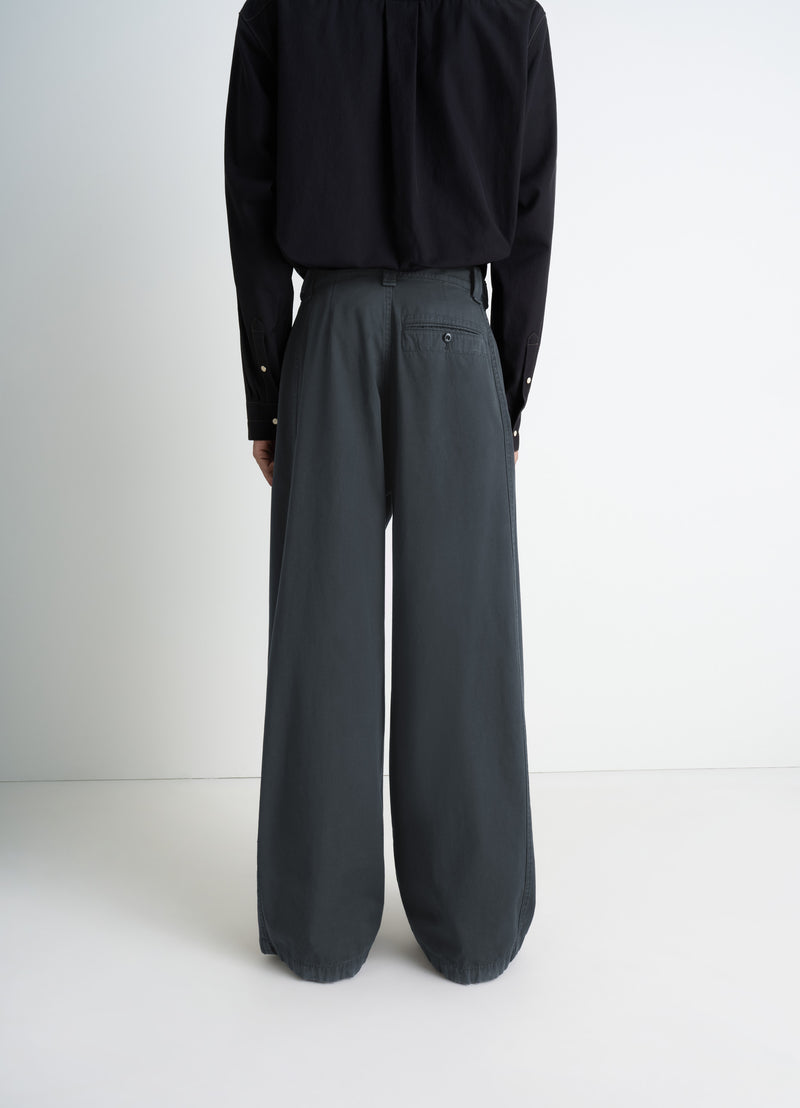 Coal Cotton Maxi Utility Pants