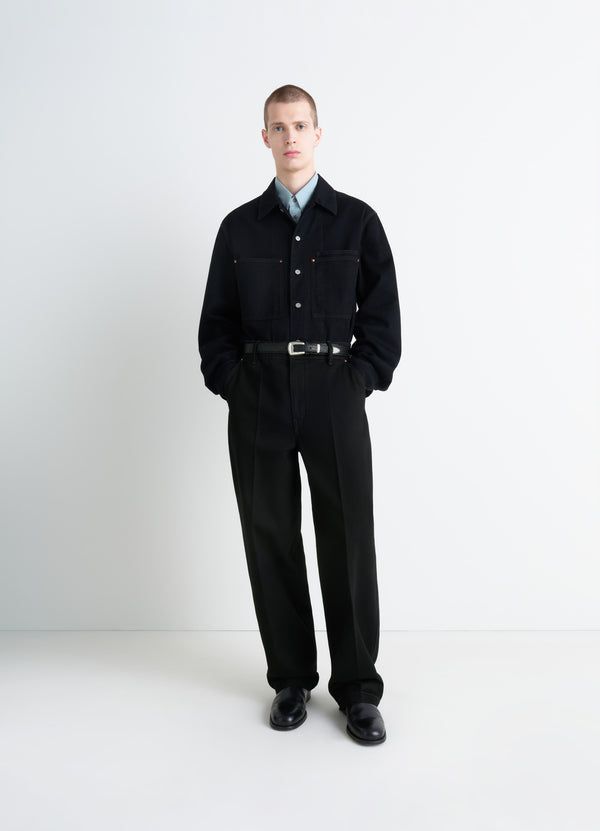 Black Maxi Barrel Workwear Denim