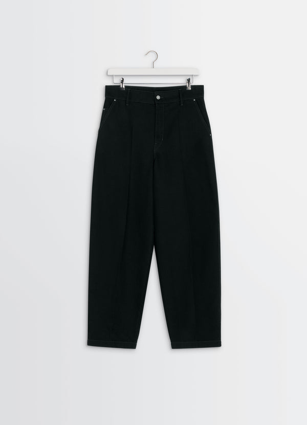 Black Maxi Barrel Workwear Denim