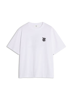 M White Stunt Fox Oversize Tshirt