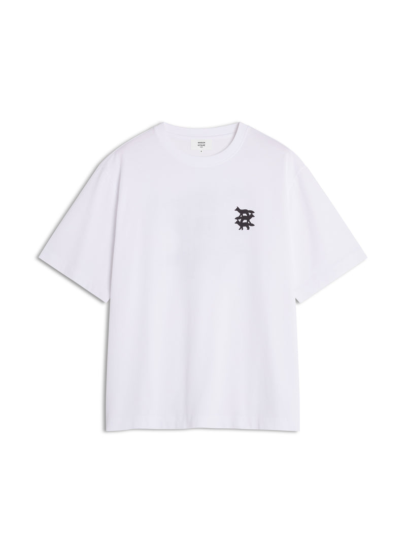 M White Stunt Fox Oversize Tshirt