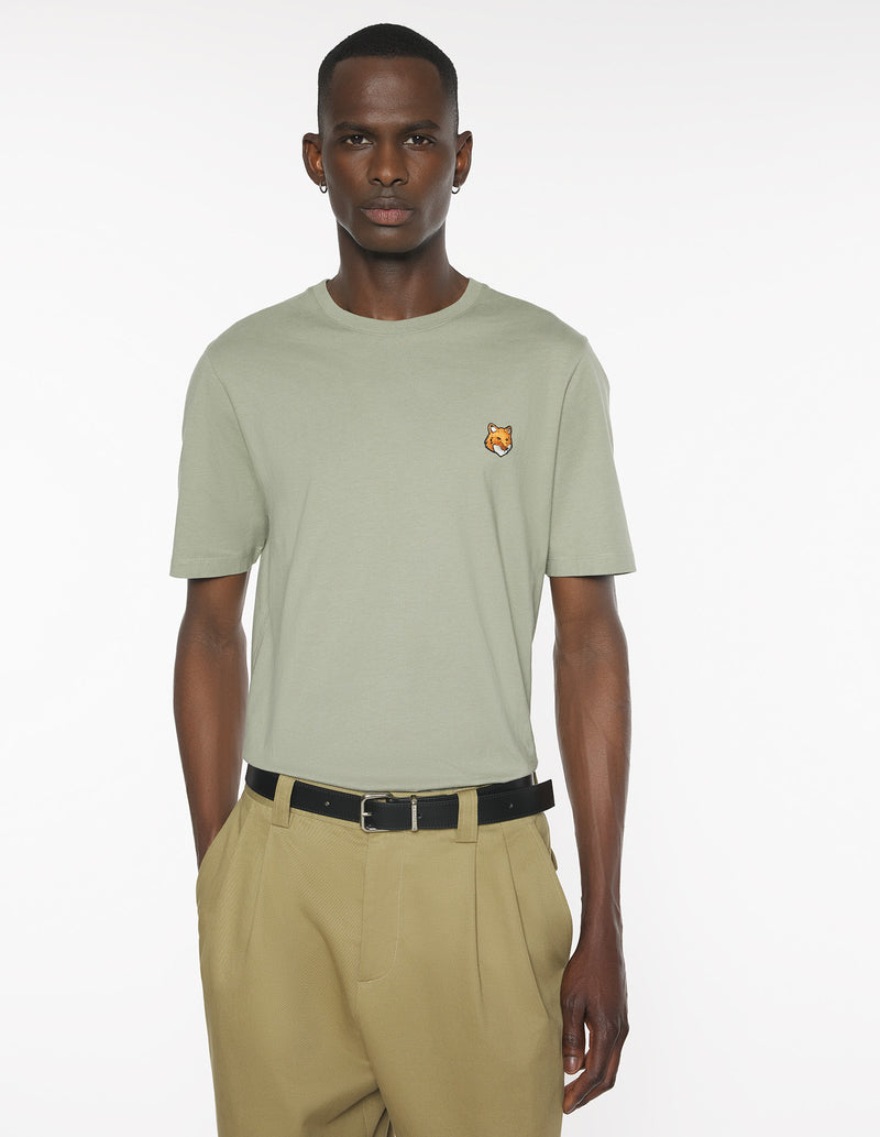 M Laurel Green Fox Head Regular Tshirt