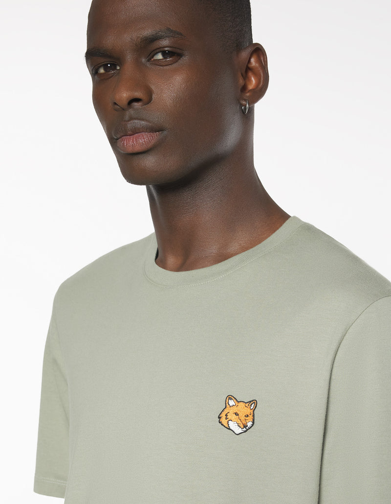 M Laurel Green Fox Head Regular Tshirt