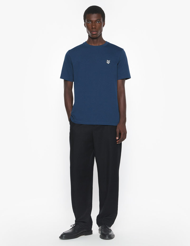 M Navy Fox Head Comfort Tshirt