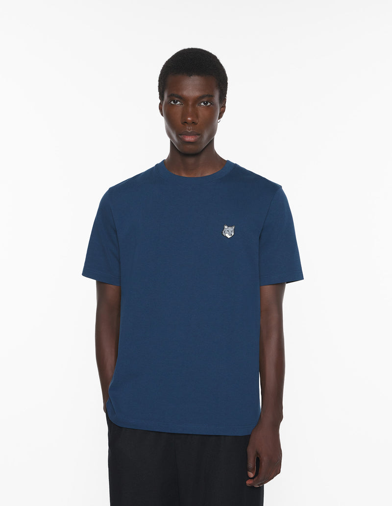 M Navy Fox Head Comfort Tshirt