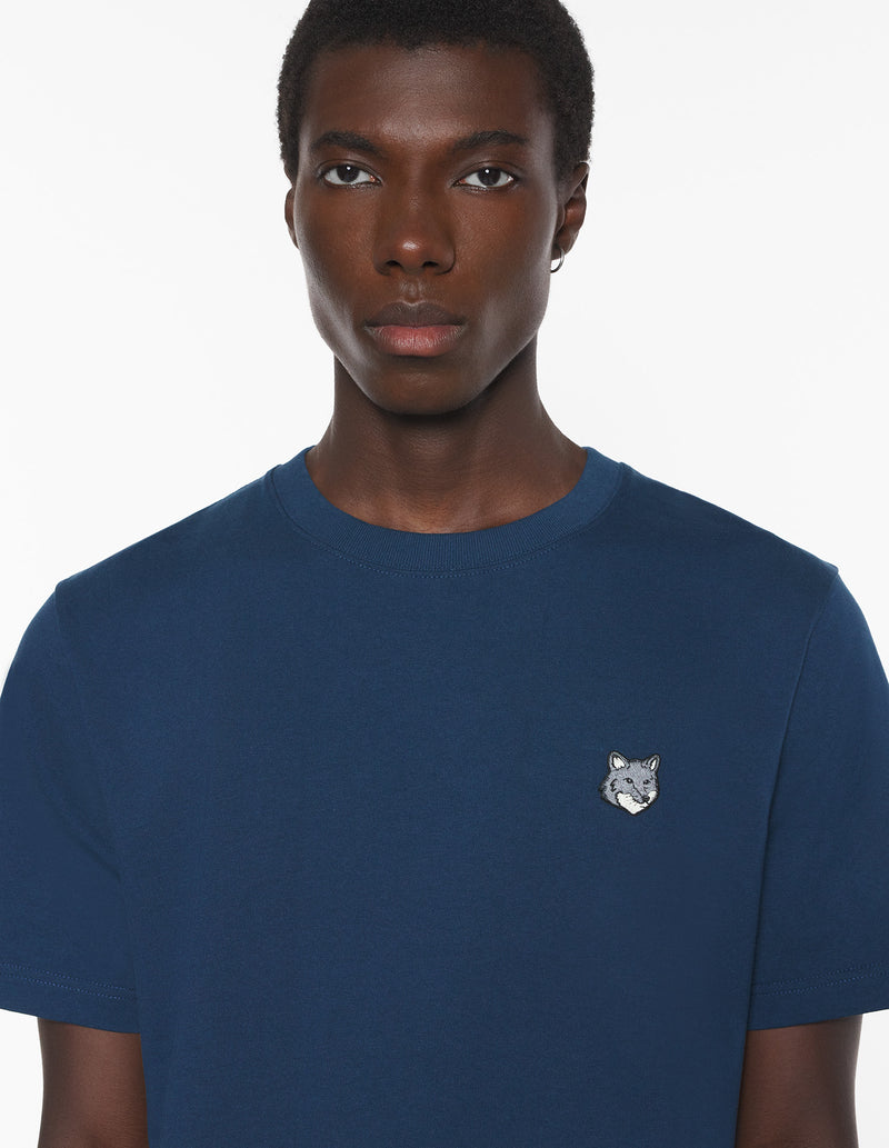 M Navy Fox Head Comfort Tshirt
