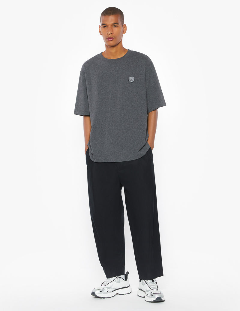 M Dark Grey Fox Head Oversize Tshirt
