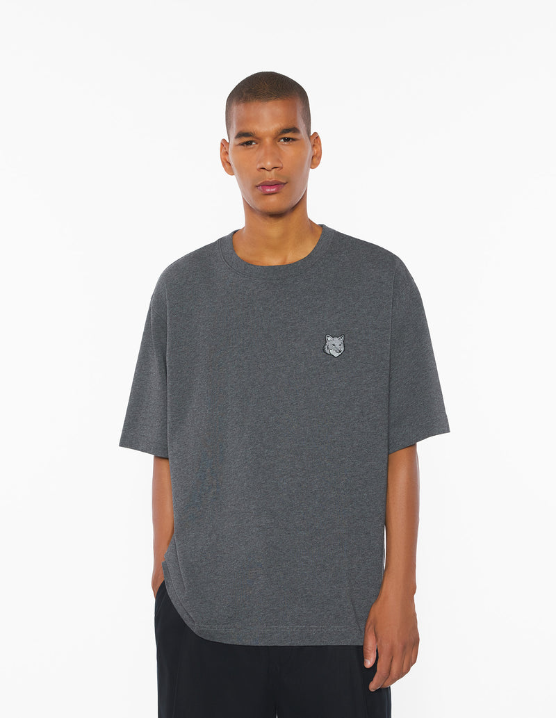 M Dark Grey Fox Head Oversize Tshirt