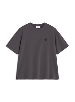 M Charcoal Fox Head Oversize Tshirt