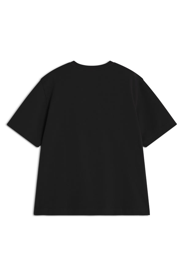 M Black Fox Head Oversize Tshirt