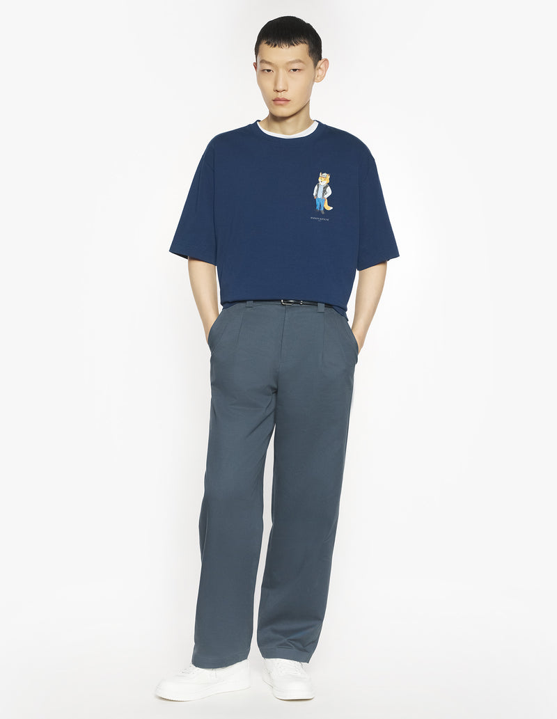 M French Navy Dressed Fox Oversize Tshirt