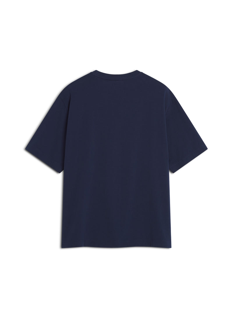 M French Navy Dressed Fox Oversize Tshirt