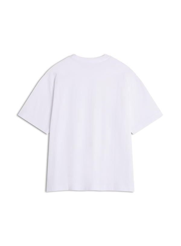 M White Dressed Fox Oversize Tshirt