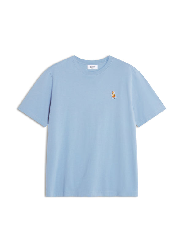 M Powder Blue Standing Fox Comfort Tshirt