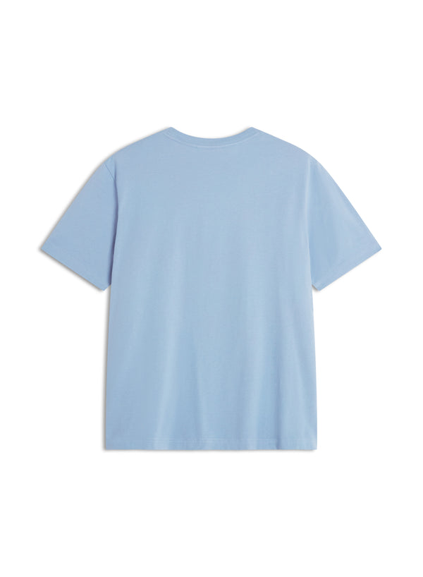 M Powder Blue Standing Fox Comfort Tshirt