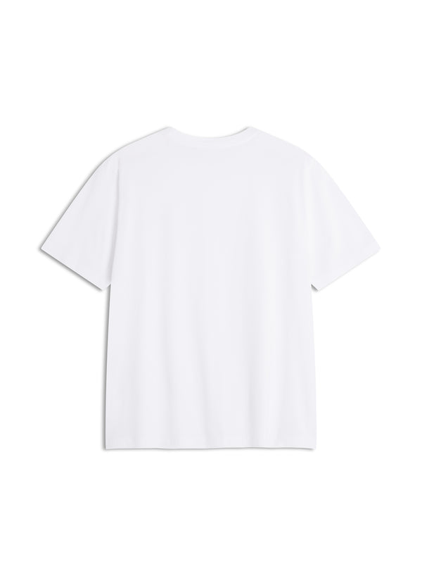 M White Standing Fox Comfort Tshirt