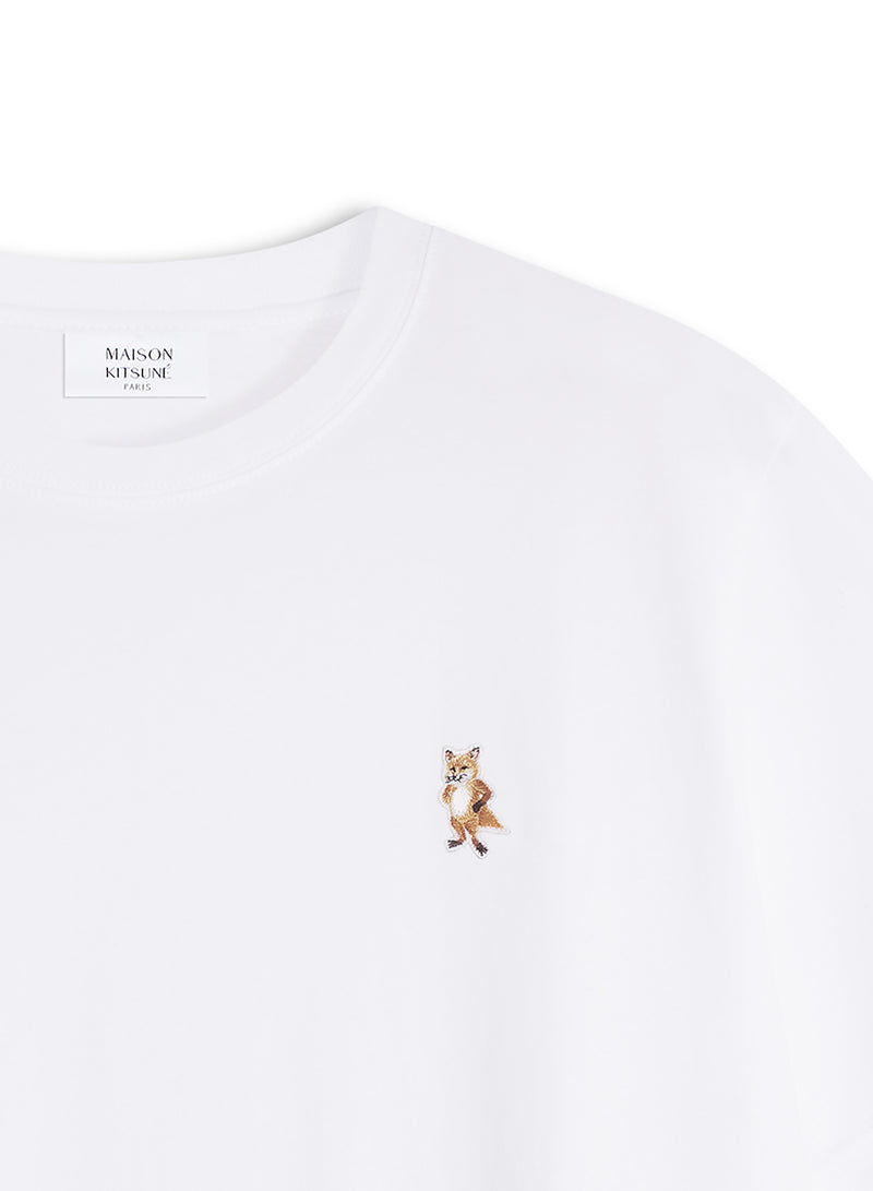 M White Standing Fox Comfort Tshirt