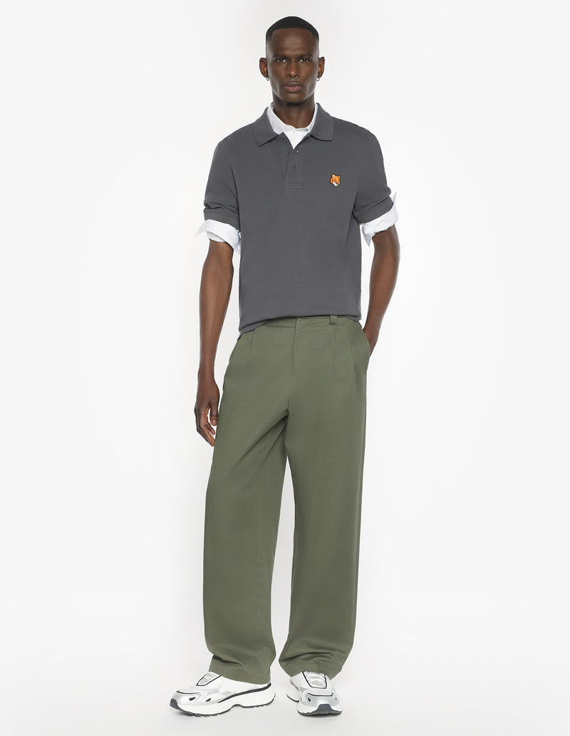 M Charcoal Fox Head Regular Polo