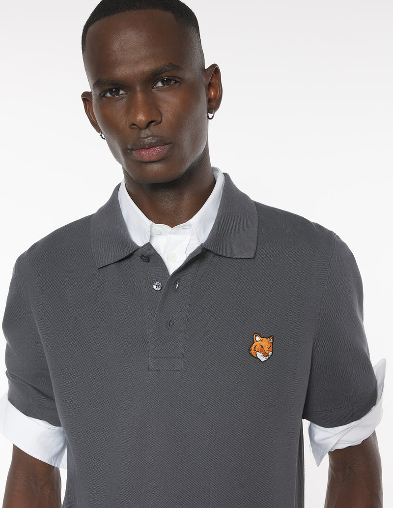 M Charcoal Fox Head Regular Polo