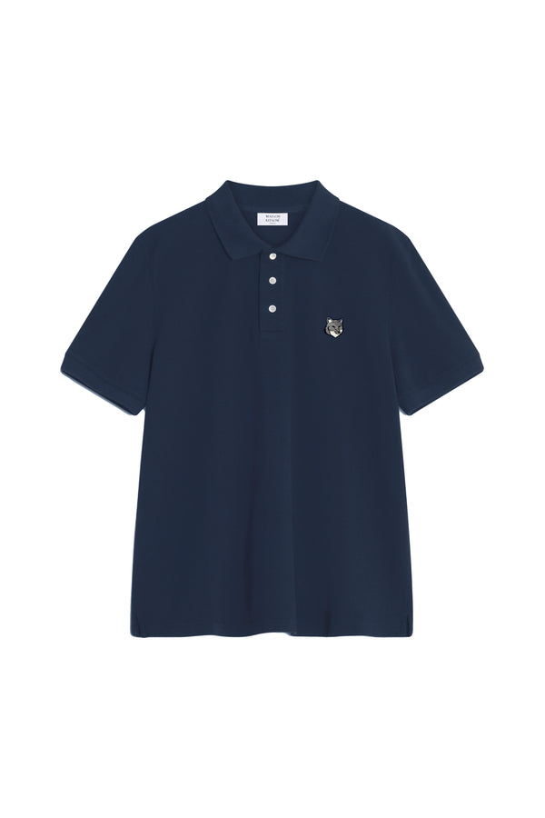 M Navy Fox Head Comfort Polo