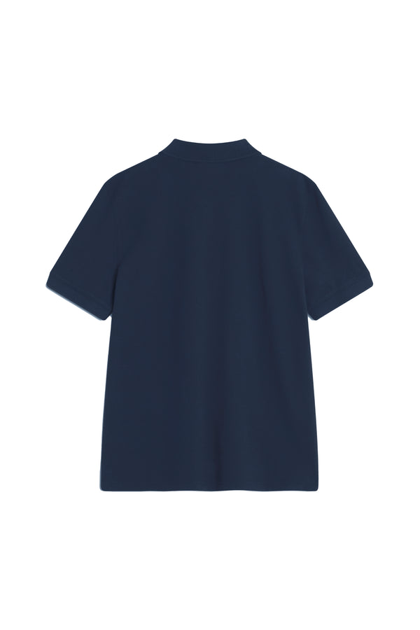 M Navy Fox Head Comfort Polo