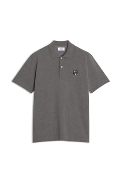 M Medium Grey Fox Head Comfort Polo