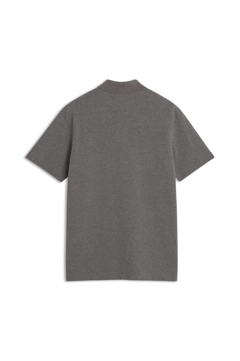 M Medium Grey Fox Head Comfort Polo