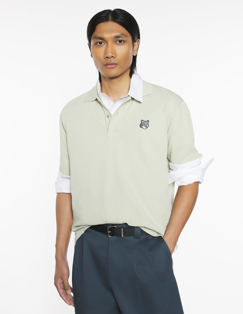 M Stone Beige Fox Head Comfort Polo