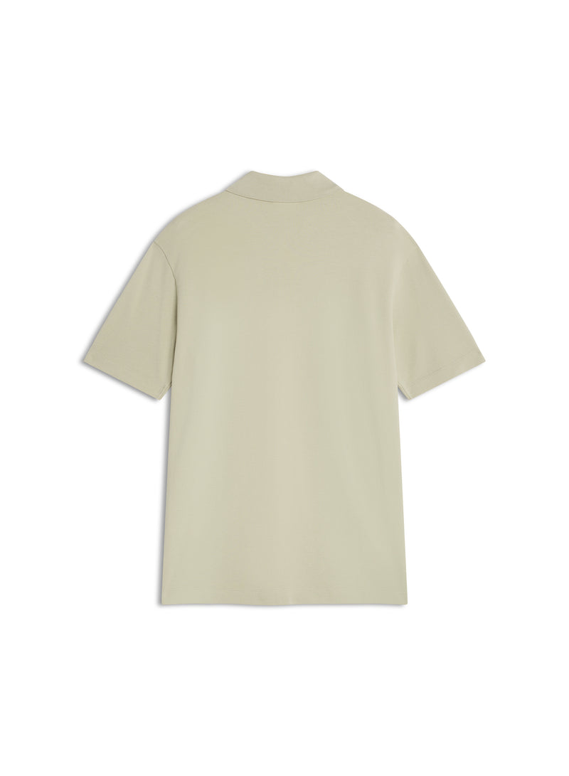 M Stone Beige Fox Head Comfort Polo