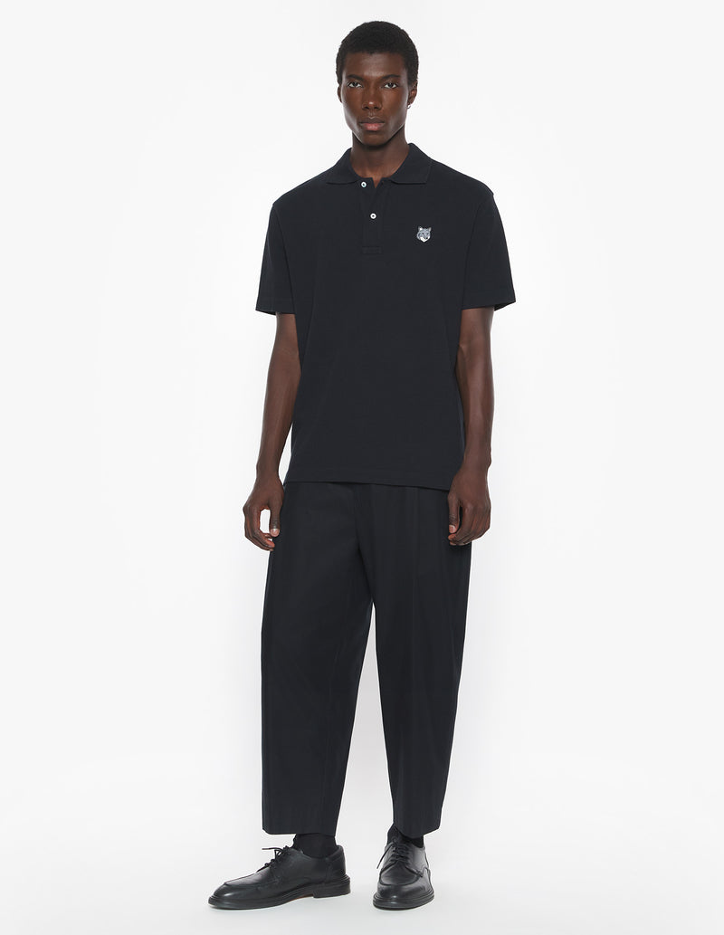M Black Fox Head Comfort Polo