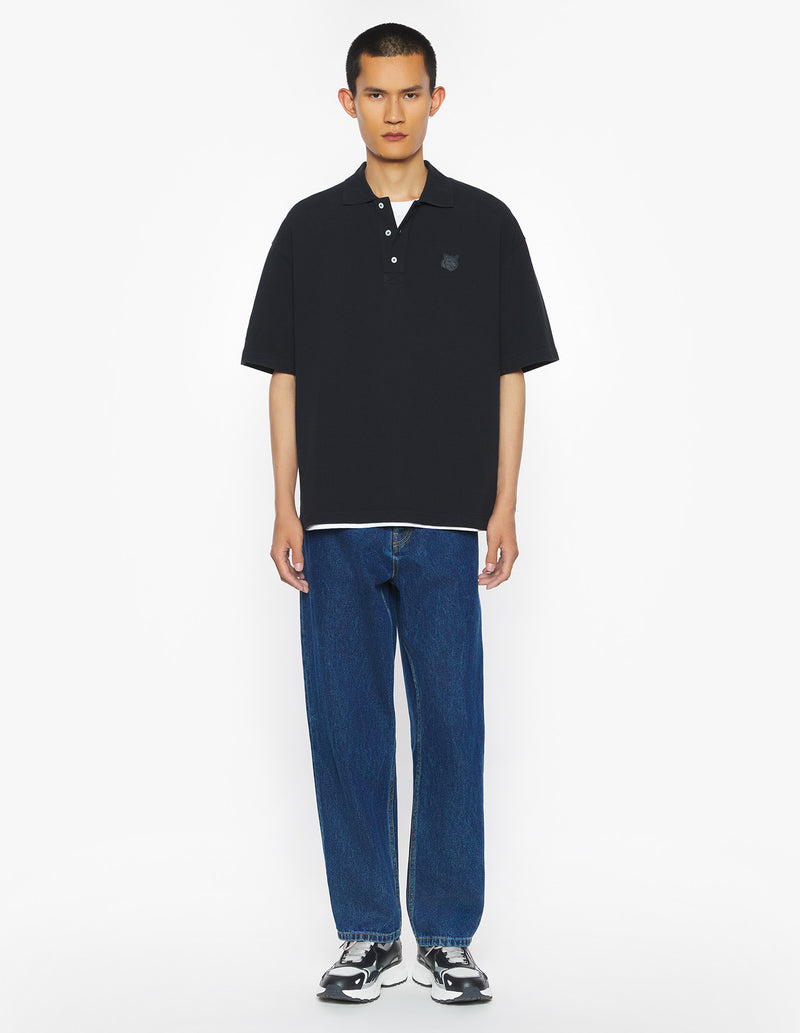 M Black Fox Head Oversize Polo