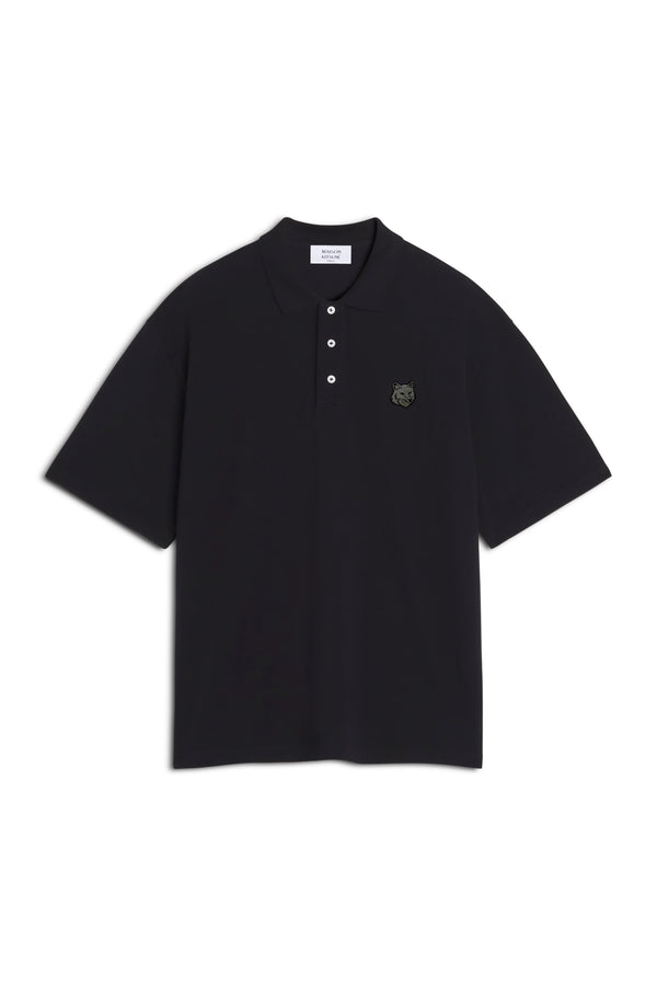 M Black Fox Head Oversize Polo