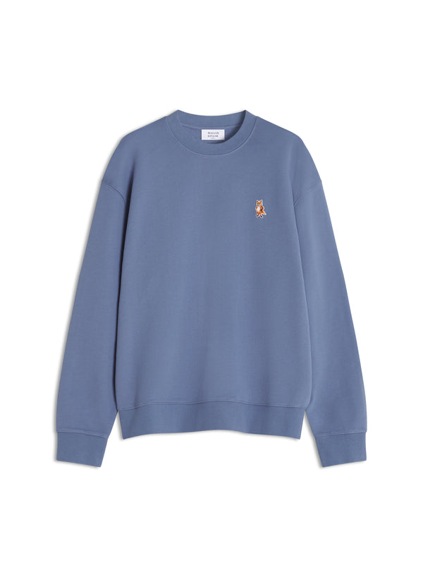M Powder Blue Standing Fox Comfort Sweatshirt