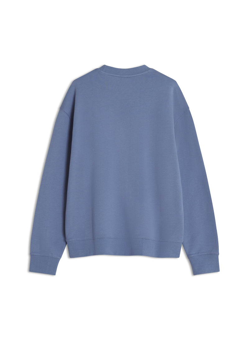M Powder Blue Standing Fox Comfort Sweatshirt