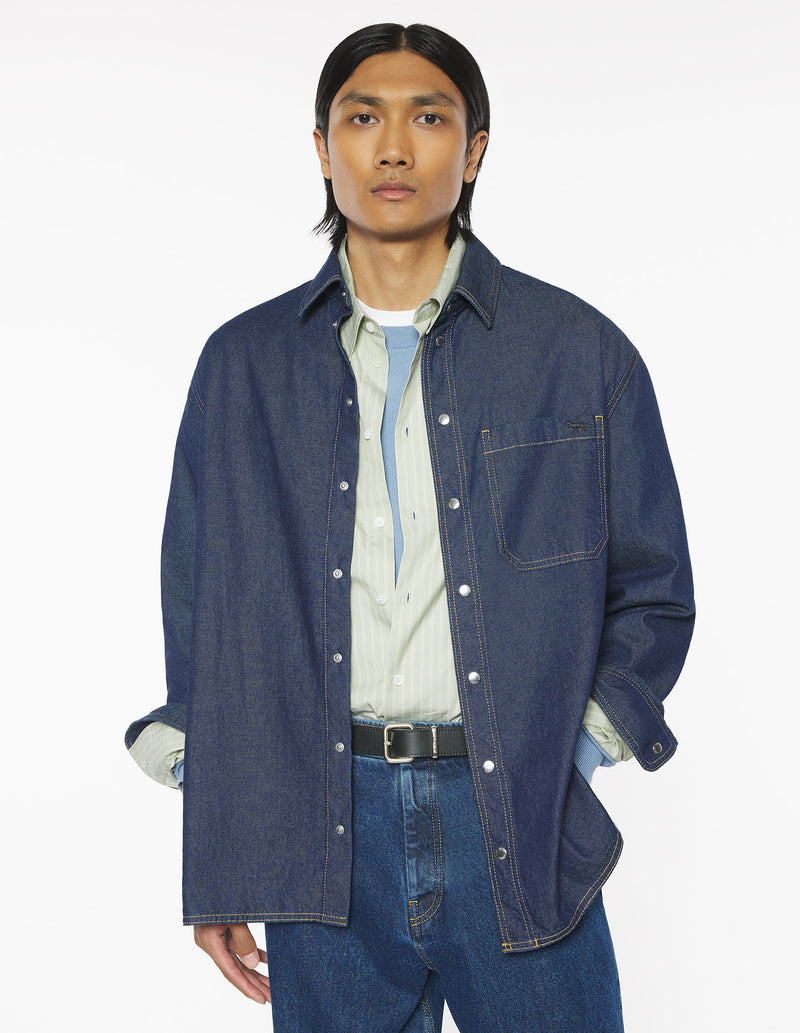 M Indigo Oversized Shirt